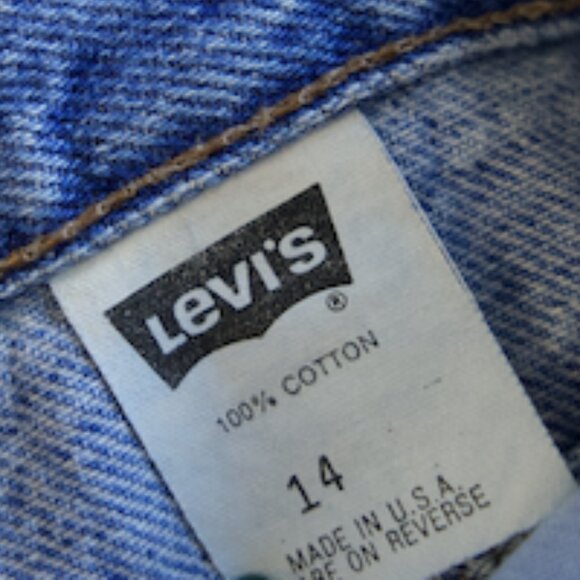Vintage Levi's 14 High Waist Native Blue Jeans - Picture 4 of 5
